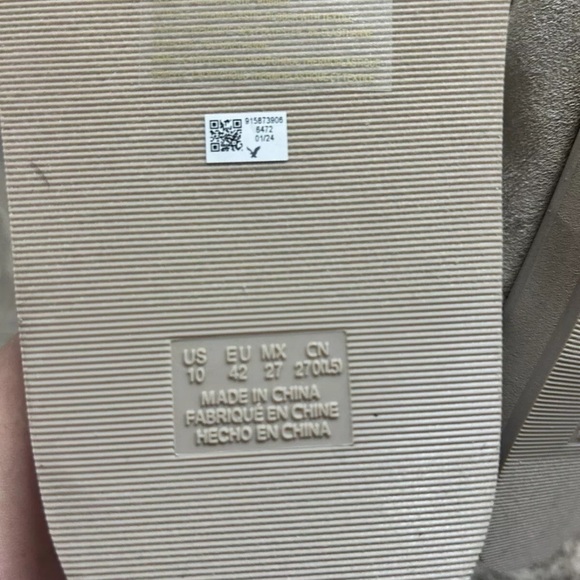 Women’s Sandals, AE Western-Buckle Vegan Suede Sandal - Size 10 - Picture 6 of 6